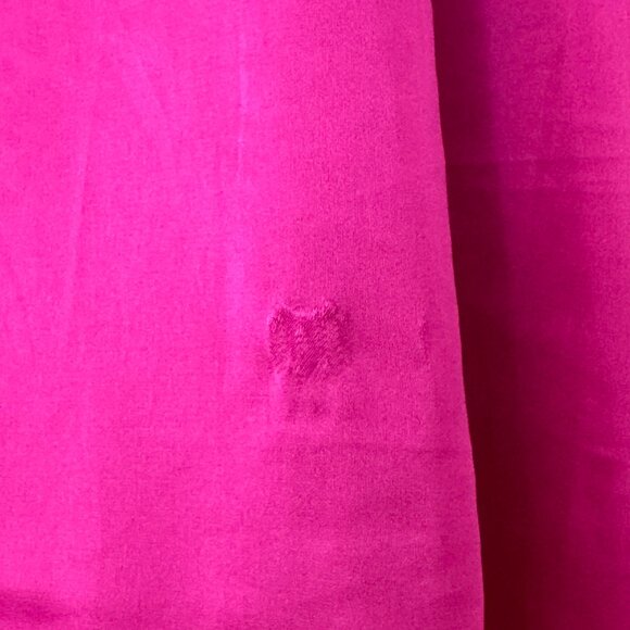 Walter Baker Bella Satin Shirt in Fuchsia Pink - Picture 3 of 5